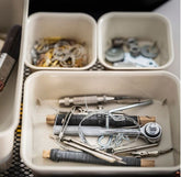 IKEA NOJIG Organiser, Plastic,20x25x10 cm-Beige FREE SHIPPING